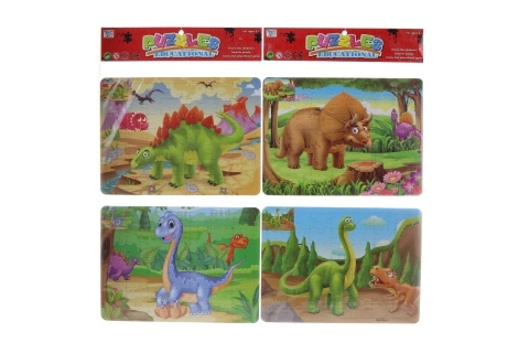 Puzzle Dino 48 Piese și Cărți de Colorat