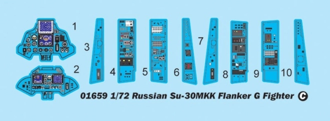 Avion de vânătoare rusesc Su-30MKK Flanker G
