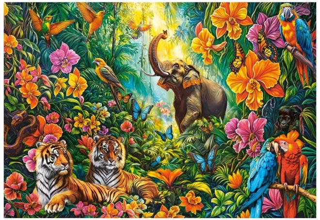 Puzzle Castorland Junglă înflorită 1000 piese