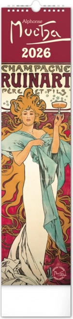 Calendar de perete Alfons Mucha 2026