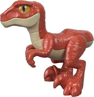 Dinozaur LUMEA JURASICĂ raptor roșu figurină