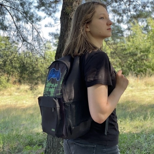 Rucsac școlar gamer cu sac de sport 22L