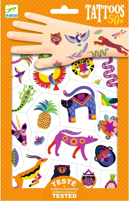Tatuaje Frumusețea Sălbatică de la Djeco