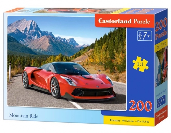 Puzzle Mountain Ride cu 200 de piese