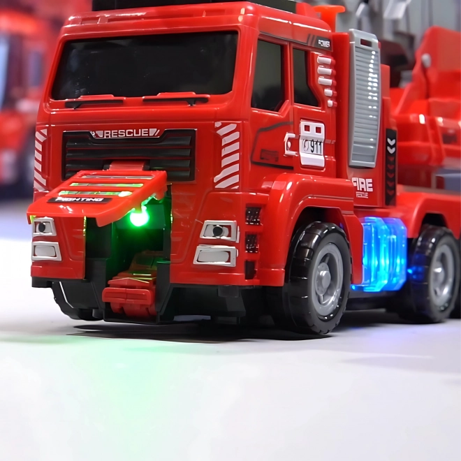 Mașină de Pompieri Interactivă cu Scară Mobilă