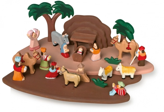 Set de Naștere cu Figurine din Lemn Small Foot pentru Copii