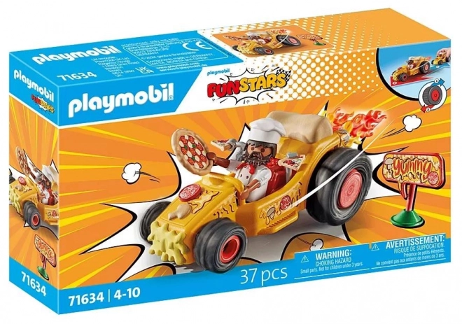 Set figurine Playmobil Funstars Racing: Pizza
