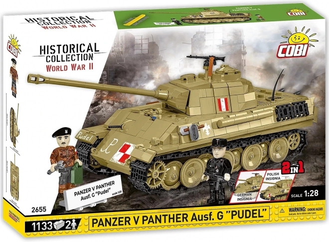 Set de construcție Tanc Panzer V Panther G Pudel