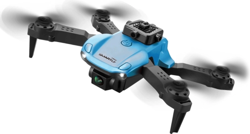 Mini dron RC pliabil fără cameră SMARTLY, albastru