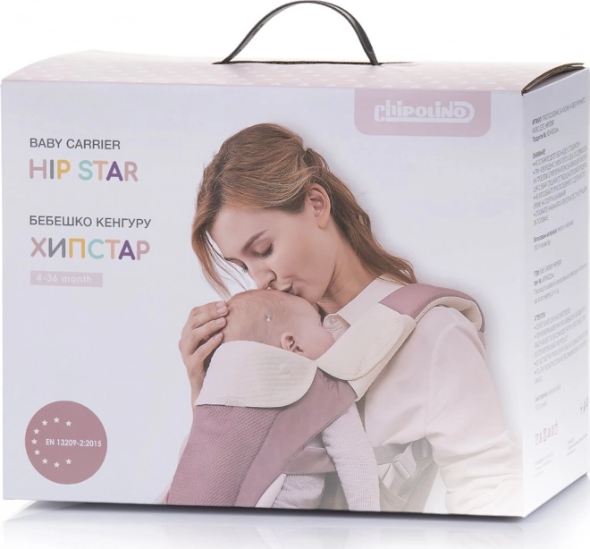 Marsupiu pentru copii Hip Star Rose Water Chipolino