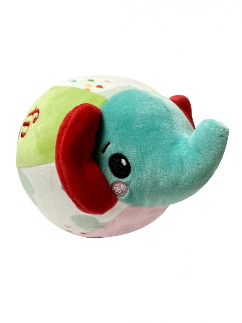 Elefănțel textil cu clopoțel de la Fisher-Price