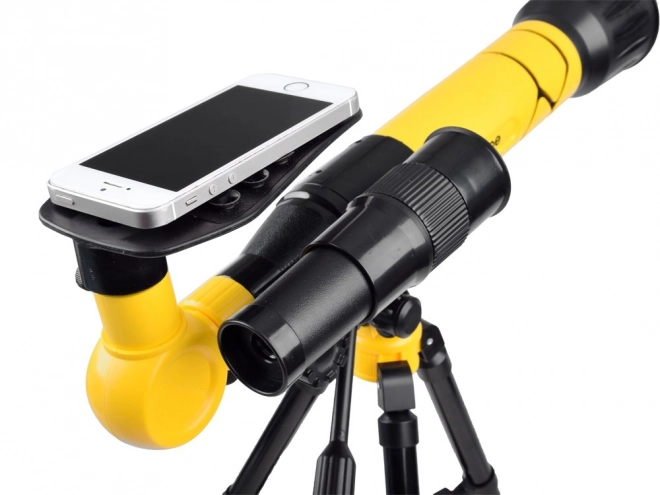 Telescop pe trepied pentru copii – Galben