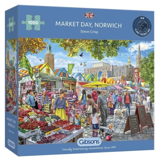 Puzzle Piața, Norwich 1000 piese