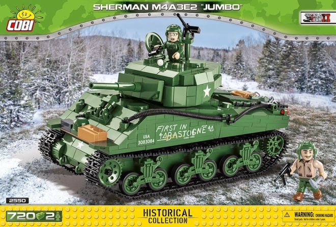 Set de construcție Sherman Jumbo Cobra King