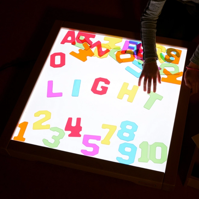 Panou LED Luminor Masterkidz cu telecomandă și blocuri Montessori 140 buc.