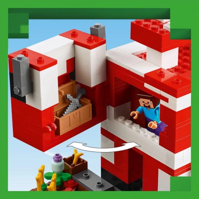 Casa vacii ciupercilor LEGO Minecraft