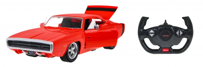 mașină teleghidată Dodge Charger R/T roșu scară 1:16 RASTAR