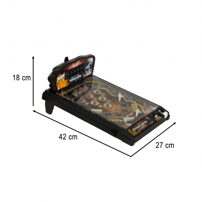 Flipper Pinball Negru Joc cu Lumini și Sunete Uimitoare