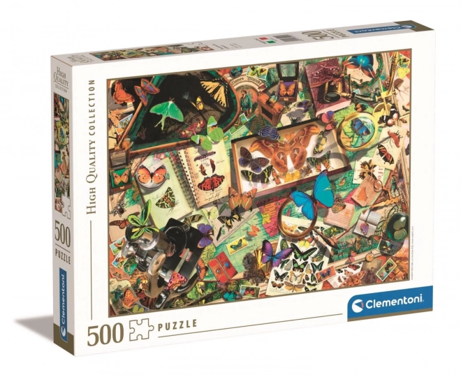 Puzzle Colecționarul de Fluturi 500 piese