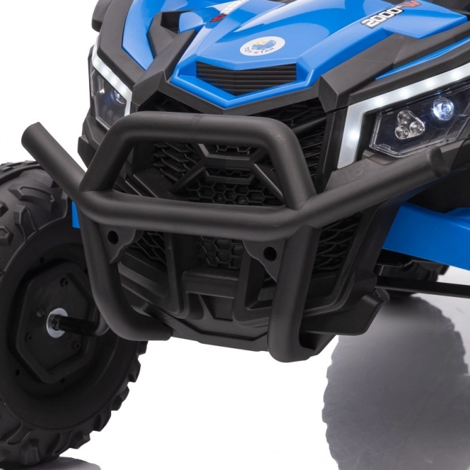 Vehicul electric pentru copii Buggy Madman UTV-MX albastru