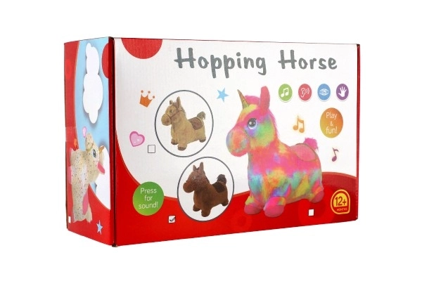 Hopa Hopa Unicorn Pluș Alb cu Steluțe