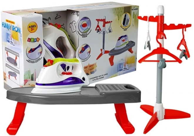 Set de joacă fier de călcat cu baterii