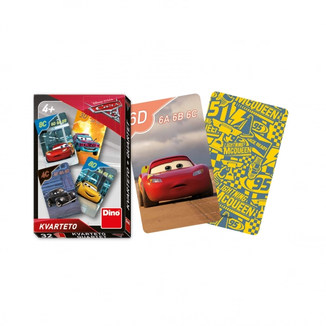 Joc de cărți Kvarteto Cars 3