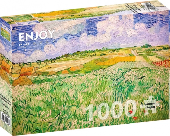 Puzzle Vincent Van Gogh: Peisaj la Auvers 1000 piese