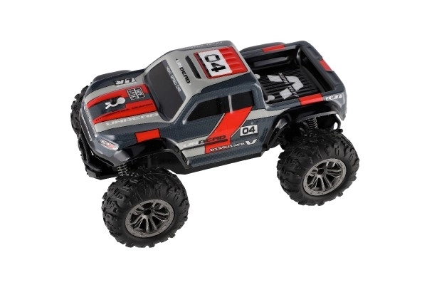 Auto RC Pick Up Off-Road gri-roșu