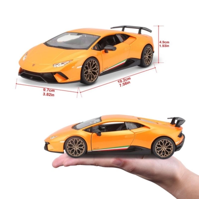 Model metalic Lamborghini Huracan Performante la scară 1/24