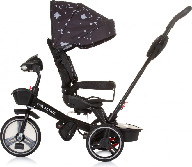 Chipolino tricicletă cu copertină Be Active 2în1 Obsidian