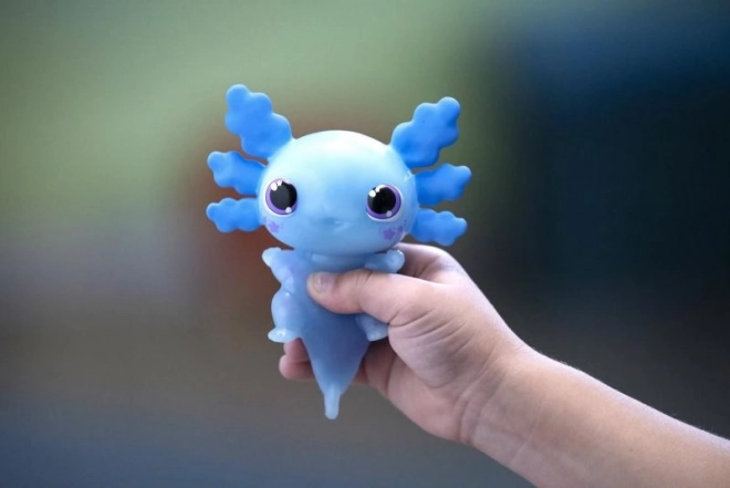 Zabawka interactivă Animagic Axolotl albastru