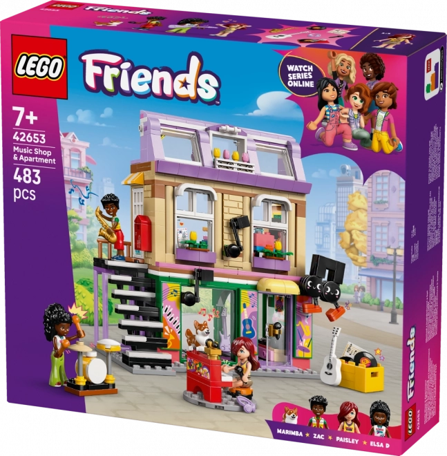 LEGO Friends magazin de muzică și apartament