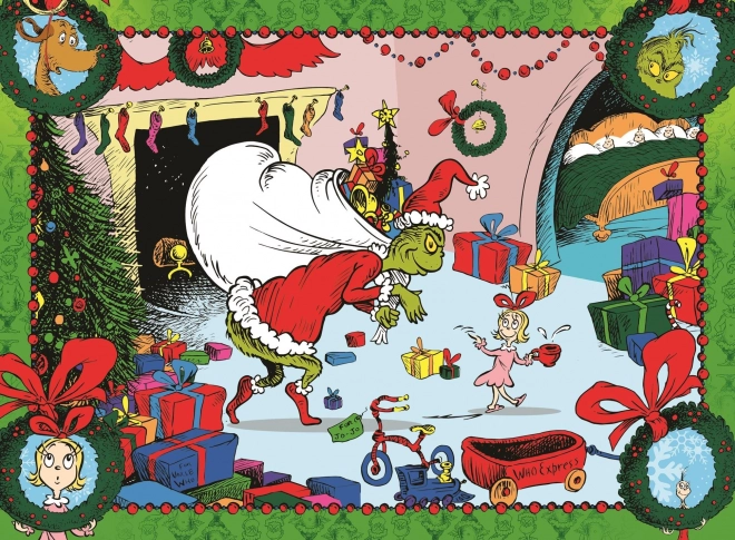 Puzzle Grinch 100 piese