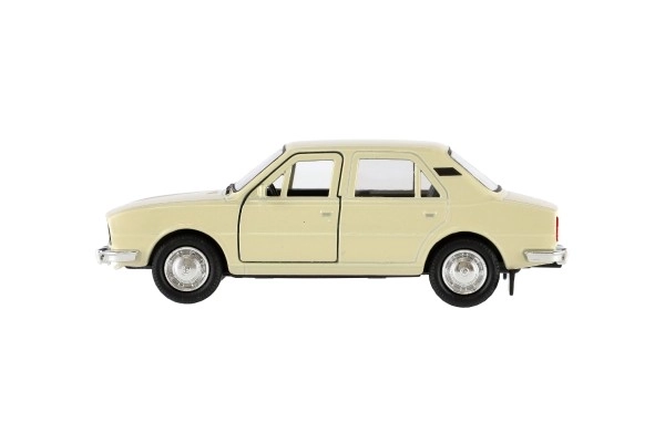 Mașină de jucărie Škoda 105L din metal și plastic, 11cm, 1:34-39