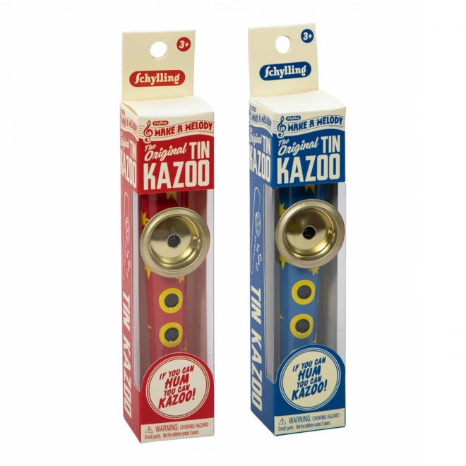 Kazoo din metal clasic de la Schylling - albastru