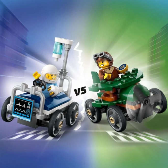 Lego City Set de curse: Avion vs Pat de spital