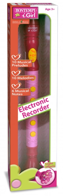 Flaută electronică cu melodii și control volum
