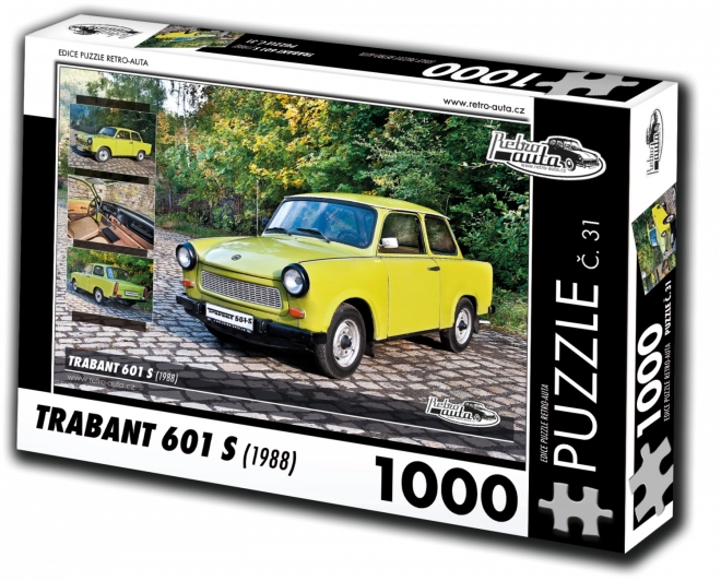 Puzzle Retro Auto Trabant 601 (1988) 1000 piese