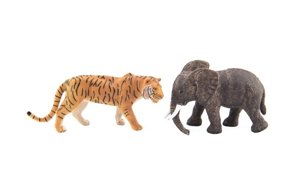 Tigru și elefant – specii iconice ale safariului