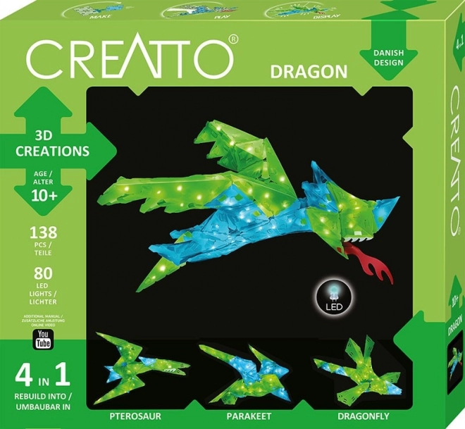 Creatto Set creativ dragon luminos