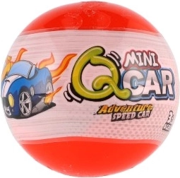 Minge cu surpriză cu mașină din plastic 5 cm pe întindere înapoi