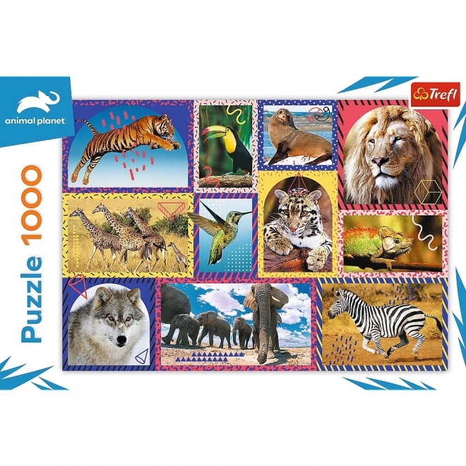 puzzle Trefl Animal Planet sălbăticie 1000 piese