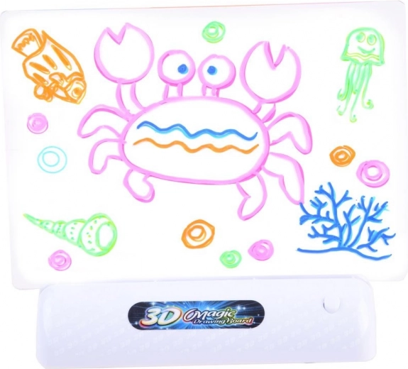 Desen neon cu efect 3D