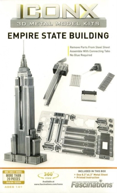 Puzzle metalic 3D Empire State Building