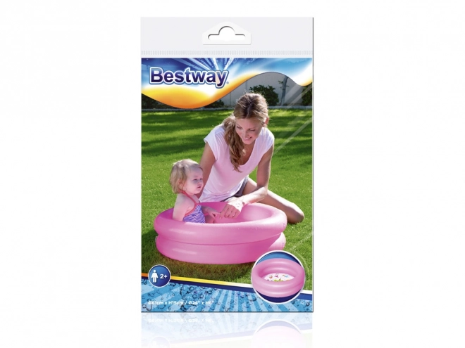 Piscină gonflabilă pentru copii Bestway cu două inele, mov