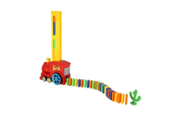 Locomotivă joacă Domino cu sunet și lumină