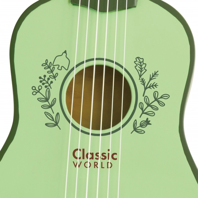 Chitară din lemn vintage pentru copii 3+ Classic World
