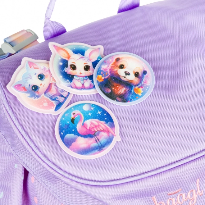 Set original BAAGL cu animale de companie: rucsac, penar, pungă