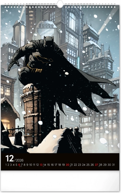 Calendar de perete Batman Dark 2026